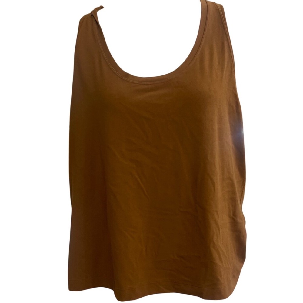 Lululemon love Tank Top roasted Brown Relaxed Fit Activewear Womens M-L??